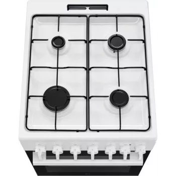Electrolux LKK520032W brīvstāvoša gāzes plīts ar elektrisko cepeškrāsni, 50 cm, balta
