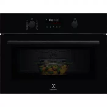 Electrolux LVM6E46Z Iebūvējamā kombinētā mikroviļņu krāsns ar grilu, 46 L, 900 W, skārienvadība, melna