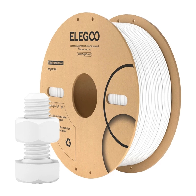 ELEGOO ABS Filaments (Balts) 1,75mm 1kg