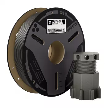 ELEGOO PETG-CF Filament (Grey) 1.75mm 1kg Carbon Fiber Reinforced PETG for FDM 3D Printers