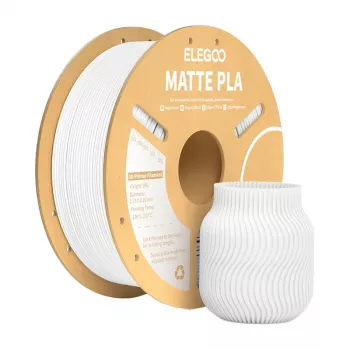 ELEGOO PLA Matte Filament White 1.75mm 1kg