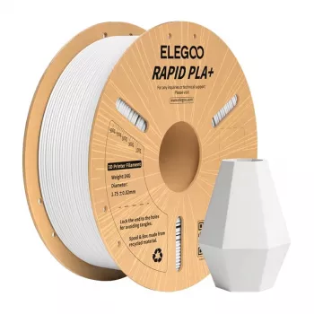 ELEGOO Rapid PLA+ Filaments (White) 1.75 mm 1 kg