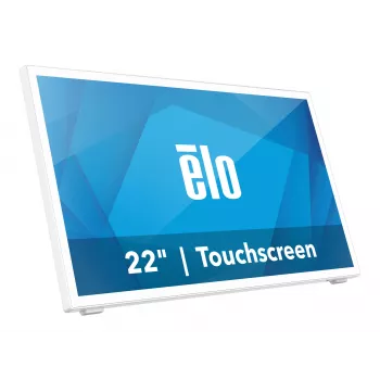 Elo Touch Solutions Elo 2270L 21.5 collu Full HD LCD skārienmonitors, PCAP, 10 punktu, HDMI/DisplayPort/VGA, balts