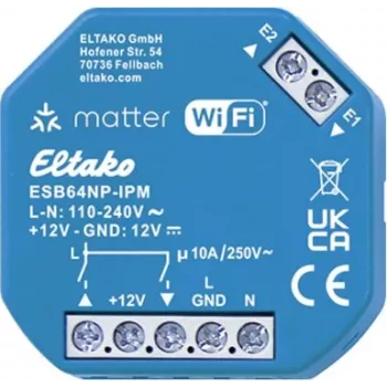 Eltako Shading Actuator IP 2 kanālu DIN sliedes relejs 230V AC 3A 30064019