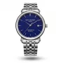 Emile Chouriet vīriešu 001168G406698 automātiskais niršanas pulkstenis 40mm ar melnu ciparnīcu un nerūsējošā tērauda aproci