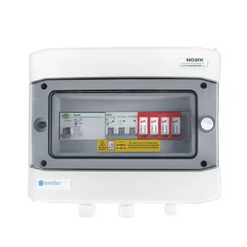 EMITER EM-276_AC Pārslēgšanas iekārta AC Hermētiska IP65 ar Dehn Type 2 Pārsprieguma aizsardzību, 25A 3-F, RCD Type A 40A/300mA