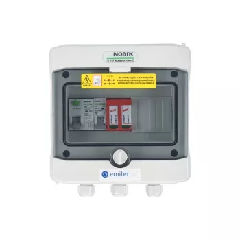 EMITER EM-264_AC Hermētiskais slēdžu bloks IP65 ar Dehn 2. tipa pārsprieguma aizsardzību, 16A 1-F, RCD A tips 40A/300mA