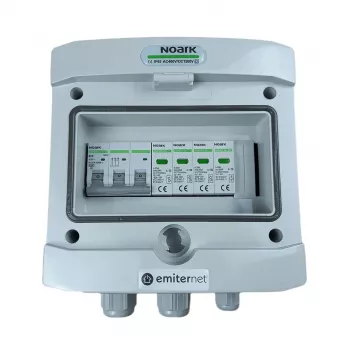 EMITER Switchgear Attached AC Hermetic IP65 Surge Arrester Emitter Noark Type 2, 10A 3-F