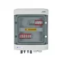 EMITER Switchgear Attached DCAC Hermetic IP65 EMITTER ar Dehn 1000V Type 2 DC pārsprieguma aizsardzību, 2 x PV virkne, 2 x MPPT // un AC Dehn Type 1+2, 10A 3-fāžu