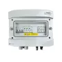 EMITER Switchgear Attached DCAC Hermetic IP65 EMITTER ar Noark 1000V Type 1+2 DC Pārsprieguma aizsardzību, 1 x PV virkne, 1 x MPPT // un AC Noark Type 1+2, 10A 3-fāžu