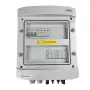 EMITER Switchgear Attached DCAC Hermetic IP65 ar Noark 1000V Type 2 DC pārsprieguma aizsardzību, 2 x PV virkne, 2 x MPPT // AC Noark Type 2, 10A 3-fāzes