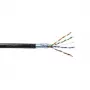 EmiterNet External Gel-Filled FTP (F/UTP) Cat.5e Cable, 4x2x0.5 PE+GEL, Black