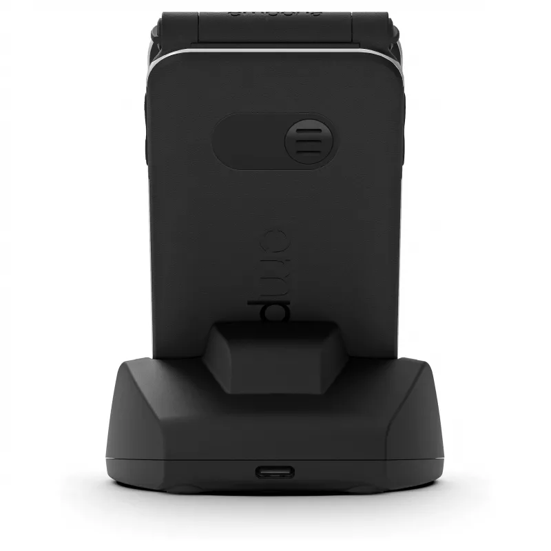 Emporia emporiaJOY V228 Atloka telefons, 4G LTE, lielas pogas, 2.8 collu TFT displejs, melns