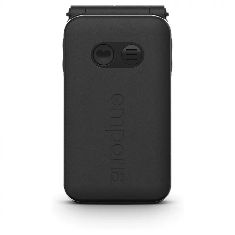 Emporia emporiaJOY V228 Atloka telefons, 4G LTE, lielas pogas, 2.8 collu TFT displejs, melns