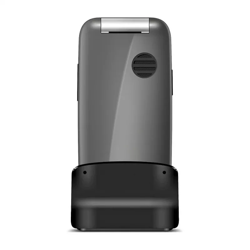 Emporia ONE V200i 2G atveramais tālrunis ar lielajām pogām, Space Grey/sudrabs