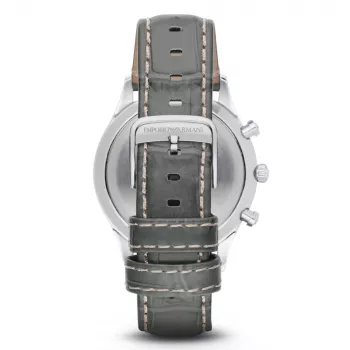 Emporio Armani AR1861 vīriešu hronogrāfa pulkstenis, nerūsējošais tērauds, 43 mm