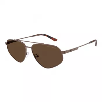 EMPORIO ARMANI EA2156-300673 Vīriešu saulesbrilles, matēti melnas, tumši pelēkas lēcas, 59 mm