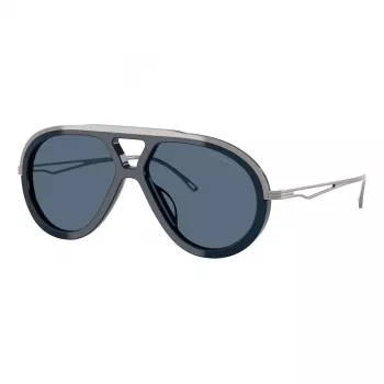 EMPORIO ARMANI EA4242U621380 Vīriešu saulesbrilles – Matēts melns rāmis, pelēkas gradienta lēcas, 56mm