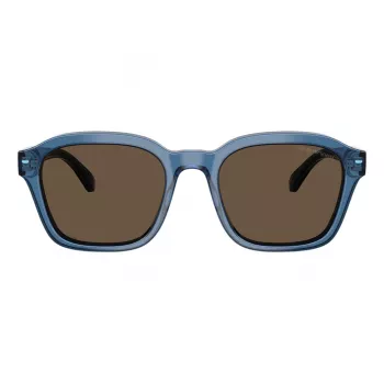 EMPORIO ARMANI EA4245U624787 Vīriešu Saulesbrilles Matēti Melnas Tumši Pelēkas 54mm