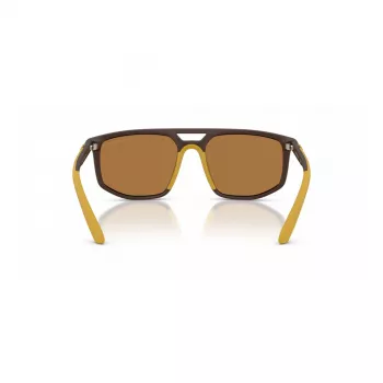 EMPORIO ARMANI EA4248U62586H Vīriešu Saulesbrilles Matēti Melni Pelēks Spogulis Sudrabs 58mm
