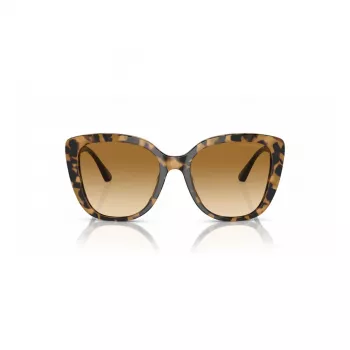 EMPORIO ARMANI Sieviešu kaķacs formas saulesbrilles EA4214U60593B caurspīdīgs brūns rāmis, brūnas gradienta lēcas 54/18/140 mm