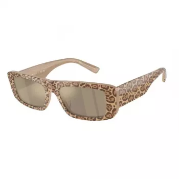 EMPORIO ARMANI Sieviešu saulesbrilles EA4229U61195A Cat Eye Caurspīdīgi Pelēks Rāmis Pelēks Gradienta Lēcas 55mm