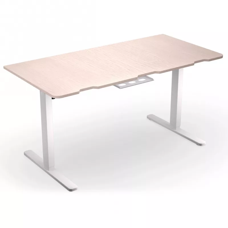 ENDORFY Atlas L Elektriski regulējams stāvgalds gaišā kokā 1400x600 mm