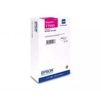 Epson T7543 XXL Magenta Tintes Kasetne (69 ml) – Oriģināla WorkForce Pro 8090/8590