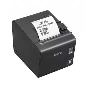 Epson TM-L90LF (688) tiešās termiskās POS printeris - USB Ethernet bez oderes tumši pelēks