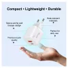 Equip 245526 2 portu USB-C PD3.0 / USB-A GaN 20W sienas lādētājs, balts