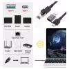 Equip Gigabit USB-C / USB-A uz RJ45 Ethernet Adapteris - Melns