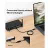Equip Gigabit USB-C / USB-A uz RJ45 Ethernet Adapteris - Melns