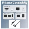 Equip Gigabit USB-C / USB-A uz RJ45 Ethernet Adapteris - Melns