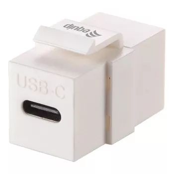 Equip Keystone Coupler USB 3.2 Gen 2 USB-C to USB-C Female to Female, White