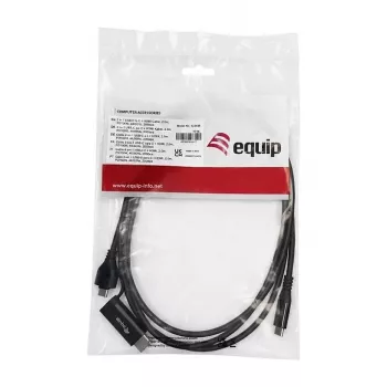 EQUIP USB-C uz USB-C + HDMI adapteris ar 100W PD, 4K/60Hz, alumīnija