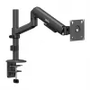 Ergo Office ER-691 B Gāzes atsperes monitora stiprinājums 17–32 inch ekrāniem, 1–10 kg, matēti melns, VESA 75/100