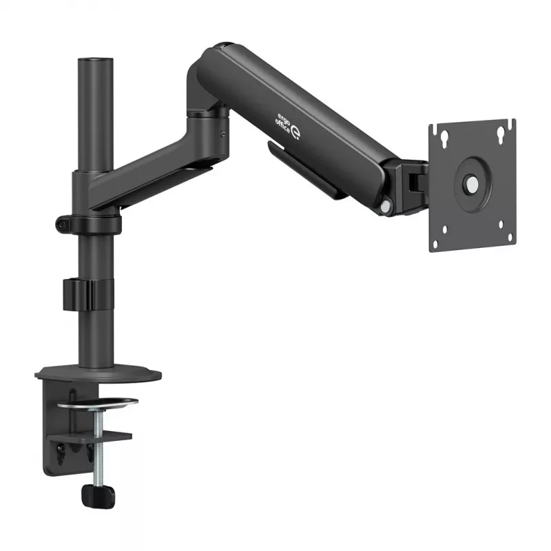 Ergo Office ER-691 B Gāzes atsperes monitora stiprinājums 17–32 inch ekrāniem, 1–10 kg, matēti melns, VESA 75/100