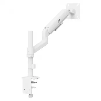 ERGO OFFICE ER-691 W Gāzes atsperes monitora stiprinājums 17-32 inch monitoriem līdz 10 kg, matēti balts
