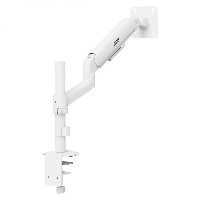 ERGO OFFICE ER-691 W Gāzes atsperes monitora stiprinājums 17-32 inch monitoriem līdz 10 kg, matēti balts