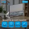 ERGO OFFICE ER-691 W Gāzes atsperes monitora stiprinājums 17-32 inch monitoriem līdz 10 kg, matēti balts