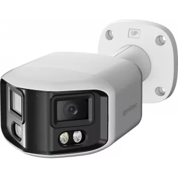 Ernitec Deimos Ultra 8MP bullet IP kamera ar 180° panorāmas objektīvu, IR un baltās gaismas nakts redzamību, PoE, IP66, NDAA atbilstība (0070-08130)
