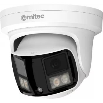 Ernitec Wolf Ultra 8MP grozāmā kamera ar 190° objektīvu, IR un balto gaismu, PoE, IP66, NDAA 0070-08129