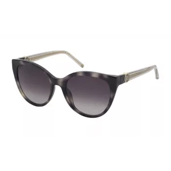 ESCADA sieviešu saulesbrilles SESD87-5507UX Havana Acetāta rāmis Gradientbrūnas lēcas 55/20/140 mm