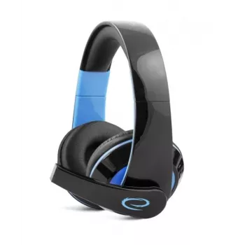 Esperanza EGH300B Vadu spēļu austiņas ar mikrofonu, Over-Ear, Melna un Zila
