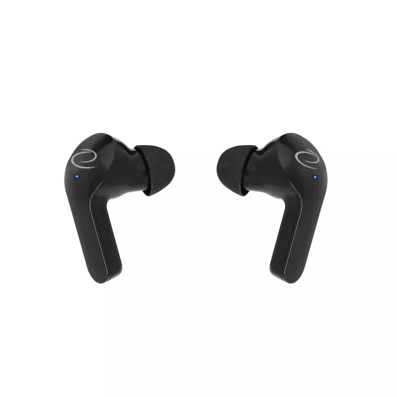 Esperanza EH239K True Wireless Stereo Bluetooth In-Ear austiņas ar uzlādes futrāli, skārienvadību un iebūvētu mikrofonu, melnas