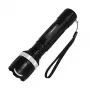 Esperanza Epione L Black Hand Flashlight LED, 80 lm, 100 m Beam, Aluminum, Splash-proof