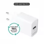 ESTUFF INFINITE (GRS) USB-A lādētājs 20W balts ES