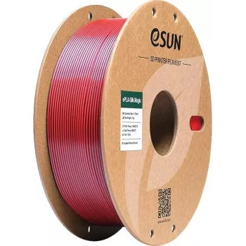 eSUN ePLA-Silk Magic 1,75mm melns-sarkans 1kg 3D printera kvēldiegs EPLA-SILKMAGIC-P175BR1