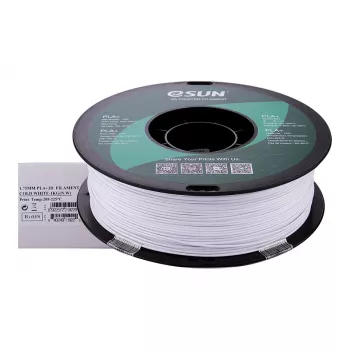 ESUN PLA+ 1,75 mm auksti balta 1 kg 3D printera pavediens