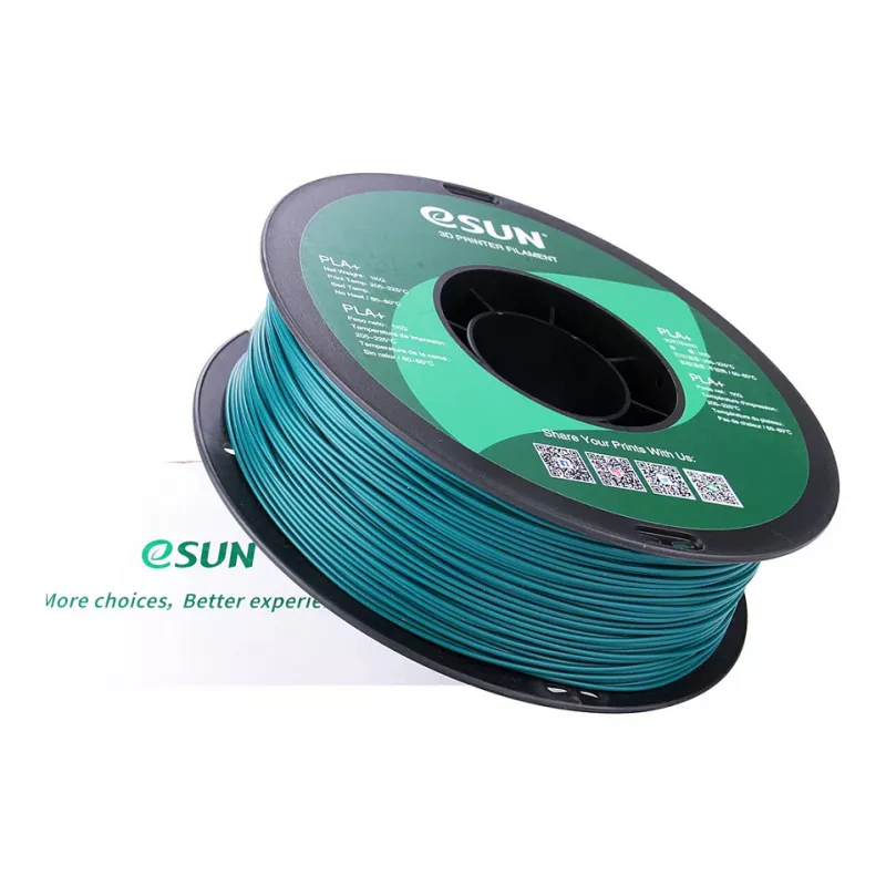 ESUN PLA+ 1,75 mm zaļš 1 kg 3D printera pavediens